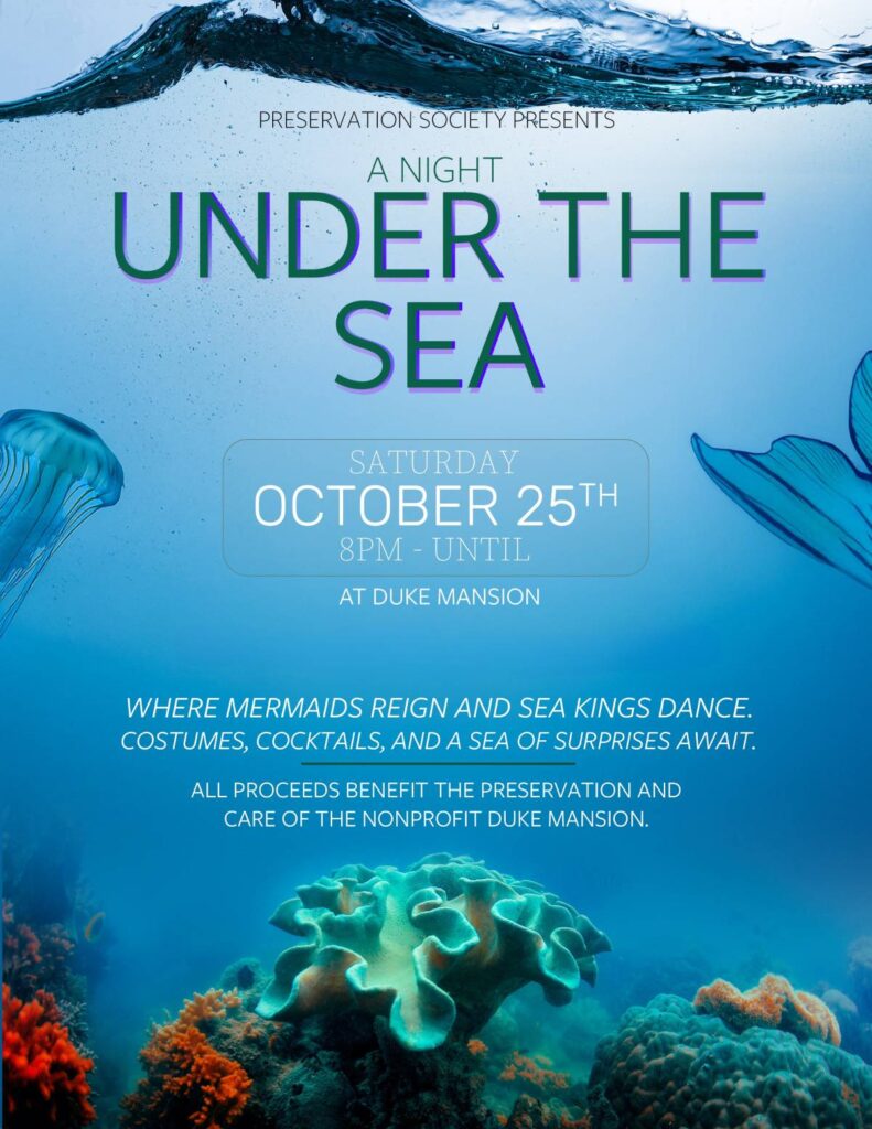 under the sea event flyer
